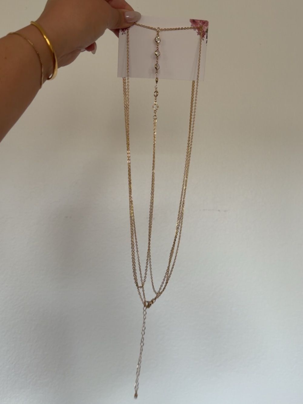 Gold and stone bodychain - Picture 3 of 5